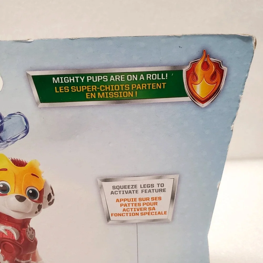 PAW Patrol Mighty Pups Super Paws Marshall Figure Nickelodeon Spin Master 2018